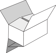 Center Special Full overlap slotted container