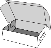 Die Cut Corrugated Box